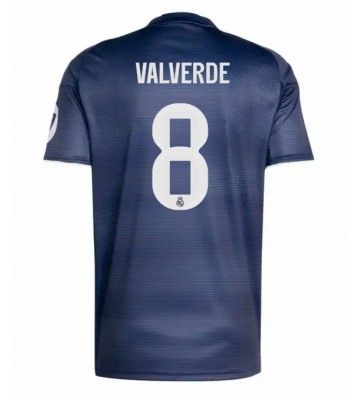 Real Madrid Federico Valverde #8 Udebanetrøje 2025-26 Kortærmet